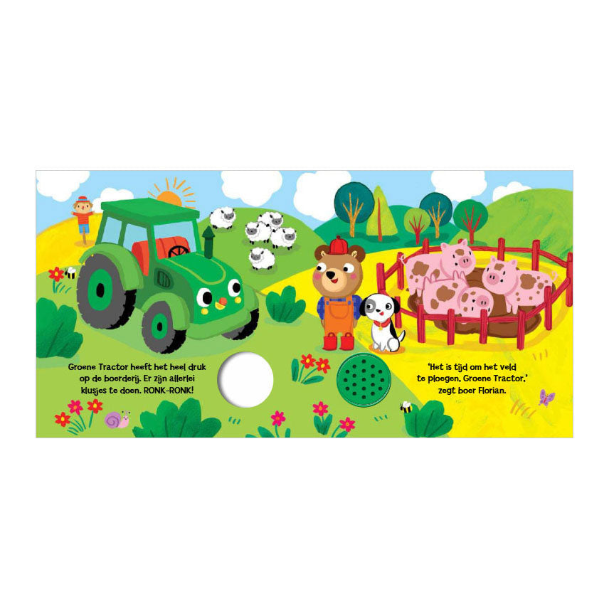 Rebo Publishers - Rebo Publishers Groene tractor - geluidenboek