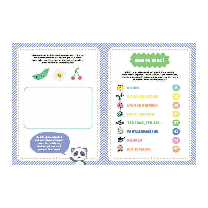 Rebo Publishers - Rebo Publishers Kawaii tekenen - 100+ tekeningen
