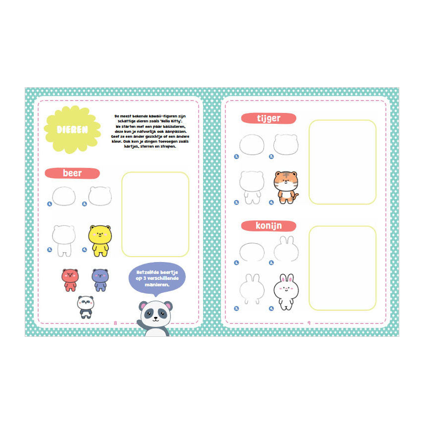 Rebo Publishers - Rebo Publishers Kawaii tekenen 6+