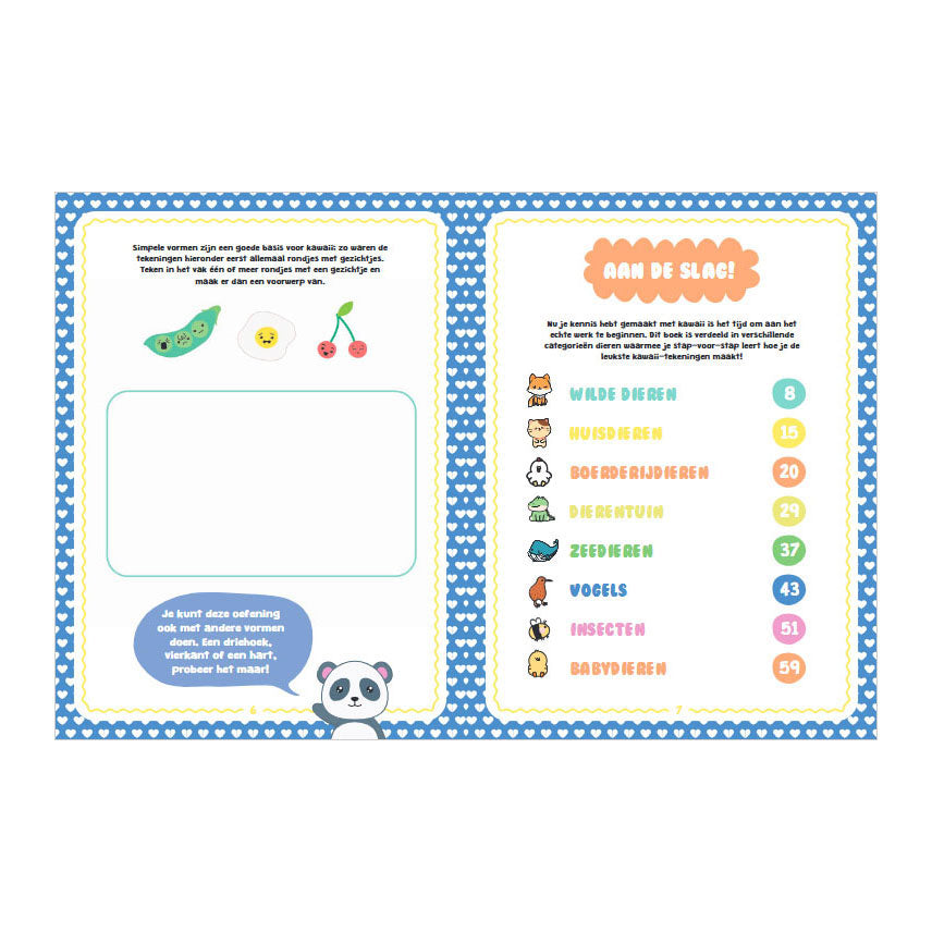 Rebo Publishers - Rebo Publishers Kawaii tekenen - dieren