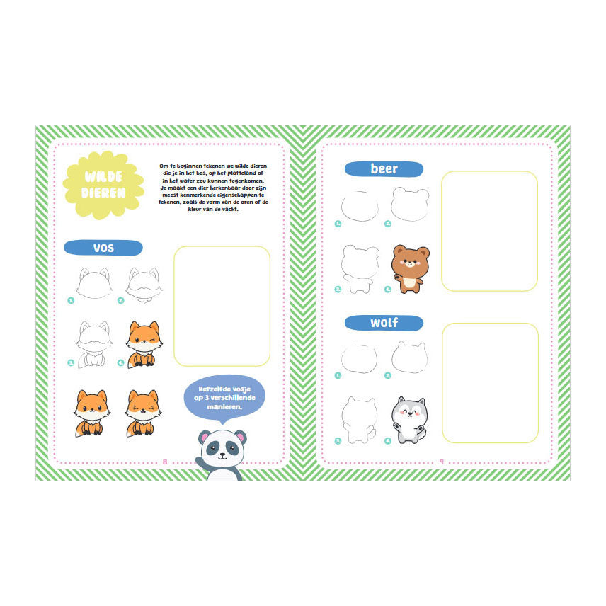 Rebo Publishers - Rebo Publishers Kawaii tekenen - dieren