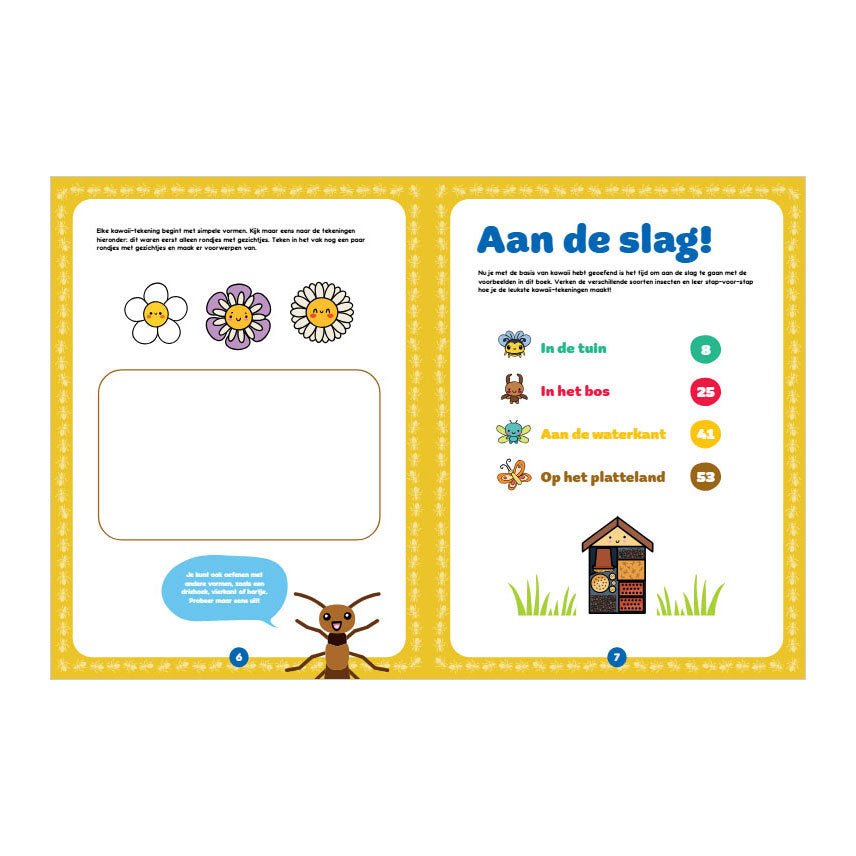 Rebo Publishers - Rebo Publishers Kawaii tekenen - insecten