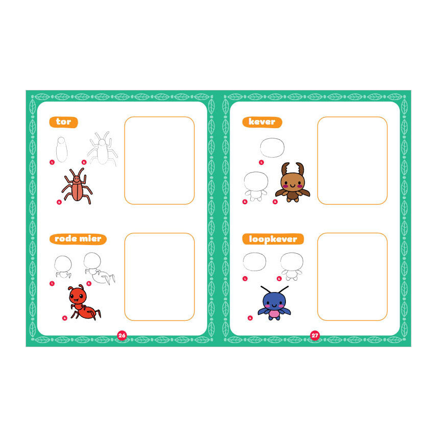 Rebo Publishers - Rebo Publishers Kawaii tekenen - insecten