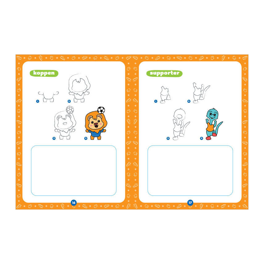 Rebo Publishers - Rebo Publishers Kawaii tekenen voetbal 6+