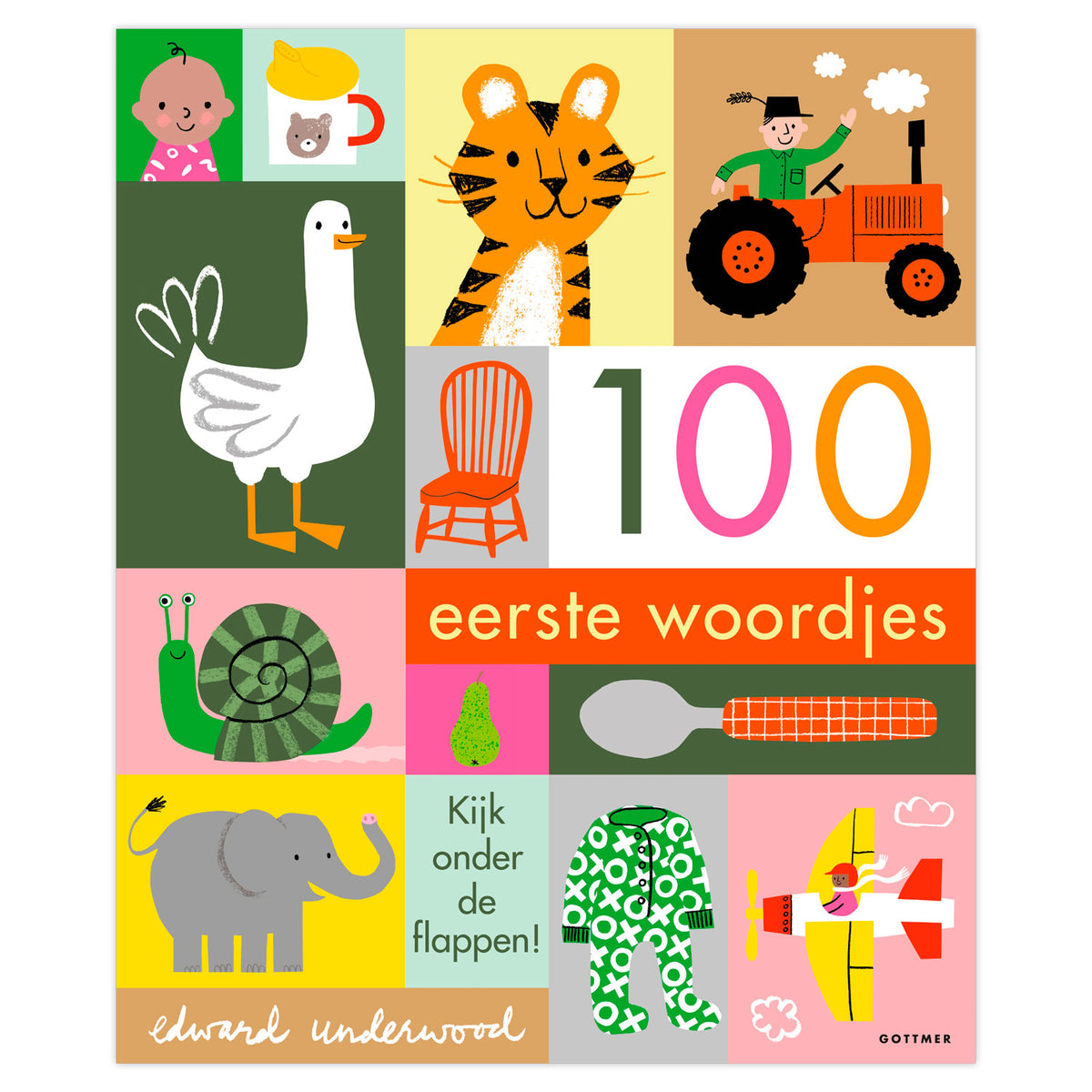 100 eerste woordjes (karton). 2+