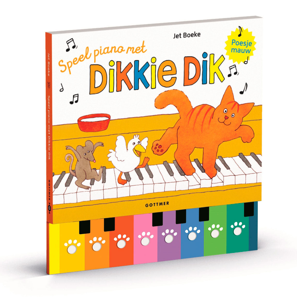 Gottmer uitgevers groep speel piano met dikkie dik