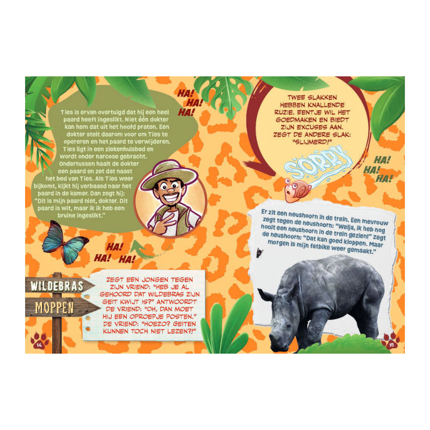 Gottmer Uitgevers Groep - Gottmer Uitgevers Groep Wildebras dierenmoppenboek