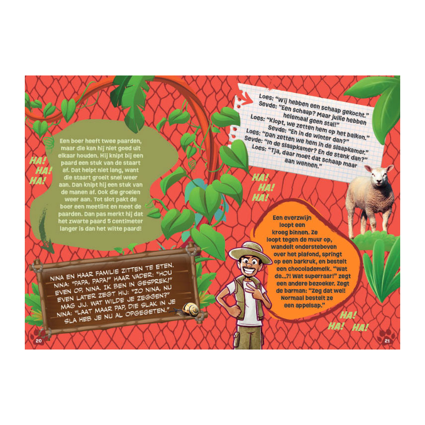 Gottmer Uitgevers Groep - Gottmer Uitgevers Groep Wildebras dierenmoppenboek