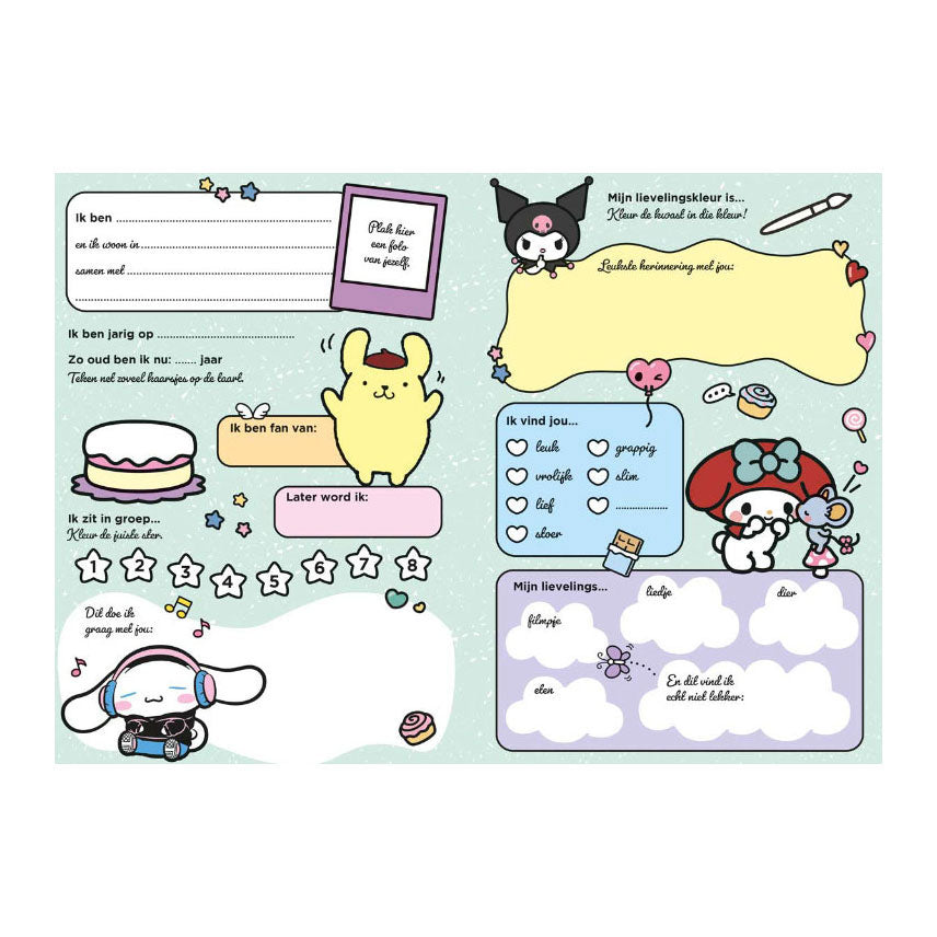 Gottmer Uitgevers Groep - Gottmer Uitgevers Groep Cinnamoroll & vriendjes - vriendenboekje