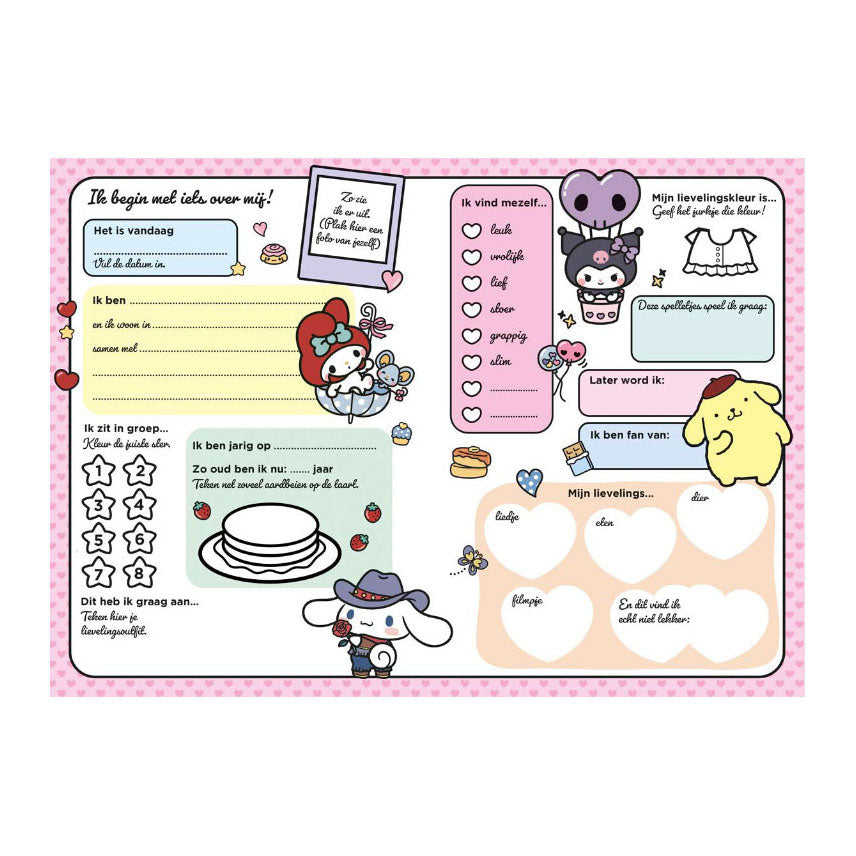 Gottmer Uitgevers Groep - Gottmer Uitgevers Groep Cinnamoroll & vriendjes - vriendenboekje