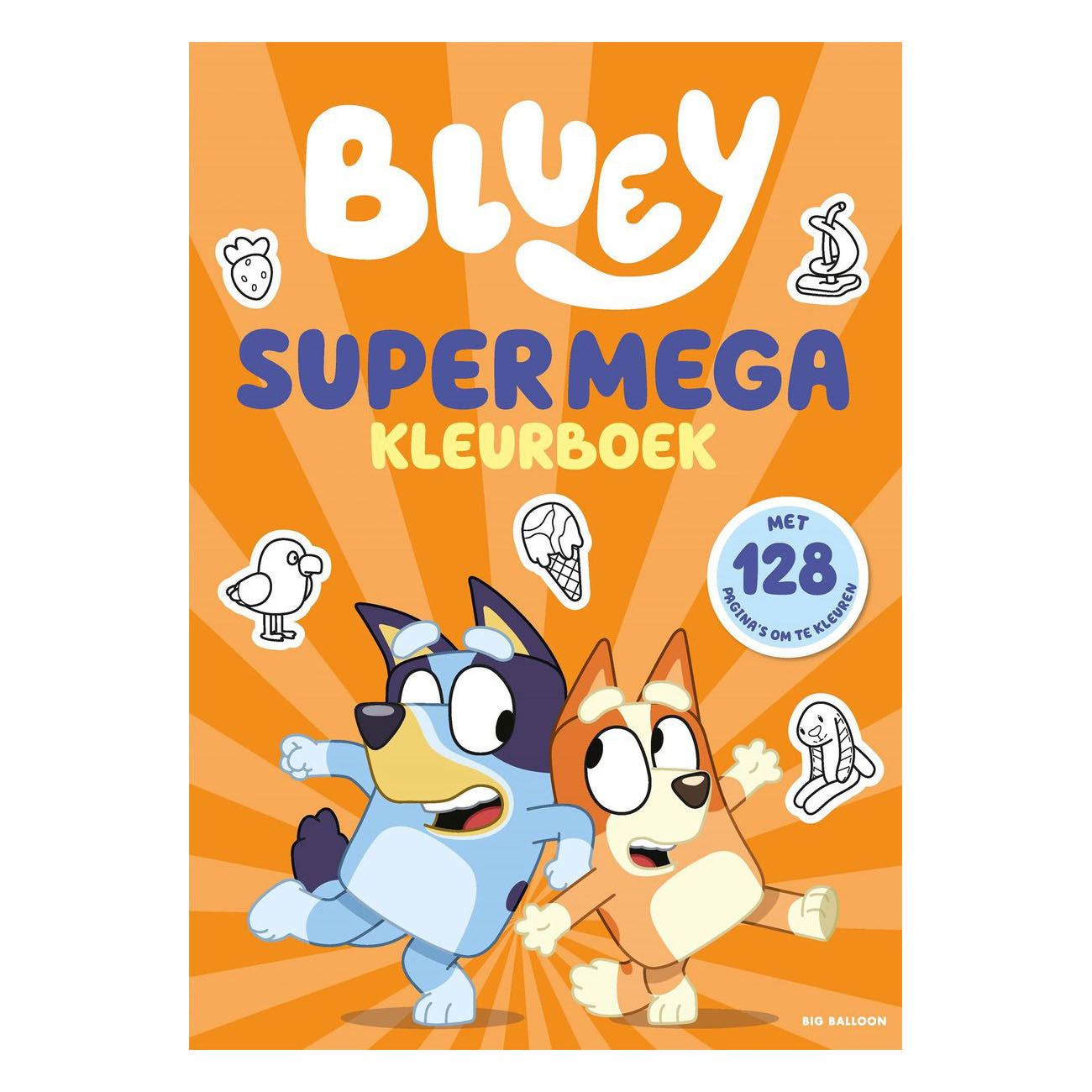 Gottmer Uitgevers Groep - Gottmer Uitgevers Groep Bluey super mega kleurboek