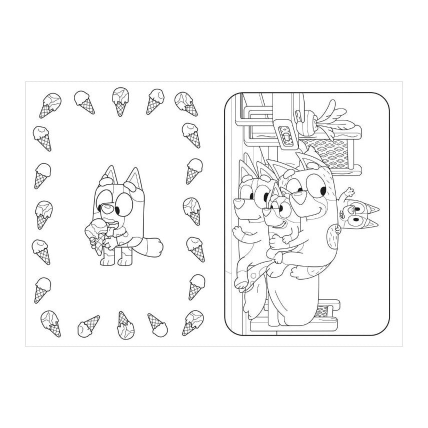Gottmer Uitgevers Groep - Gottmer Uitgevers Groep Bluey super mega kleurboek