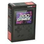 Gamebox - draagbare spel console met 200 spellen - zwart
