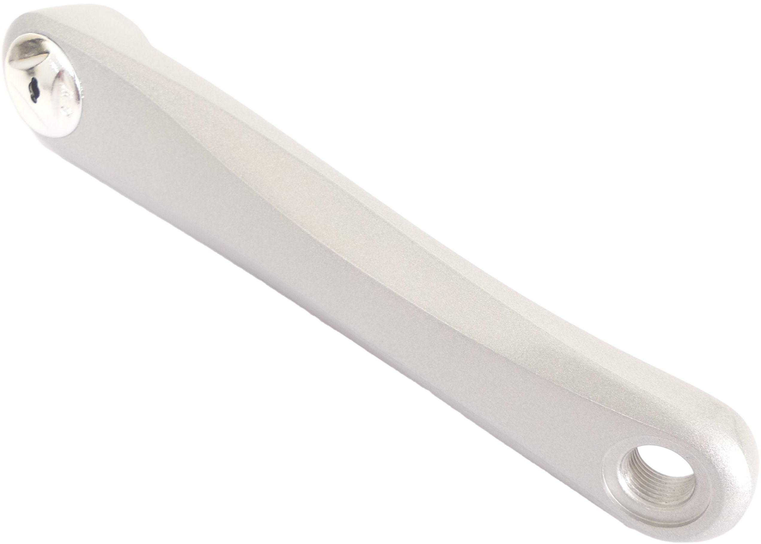 Edge crankarm links atb 170mm aluminium - zilver