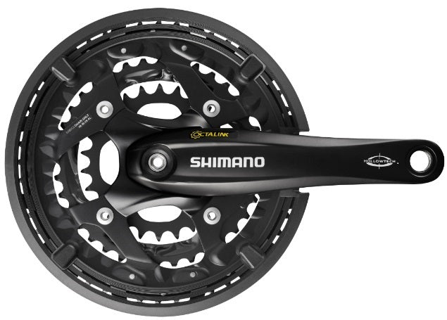 Shimano fc-t521 octalink crankset w chain guard
