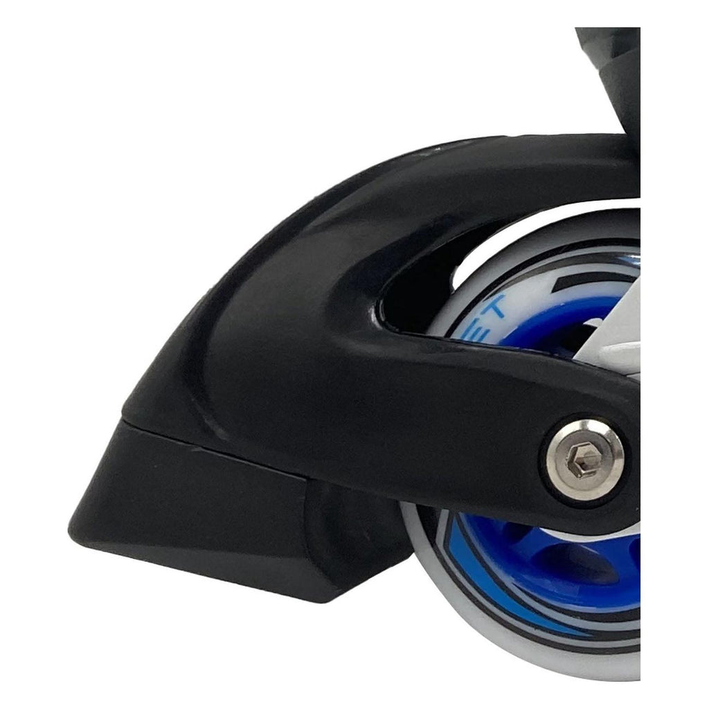 Street rider kinder skeelers blauw zwart, maat 29-32