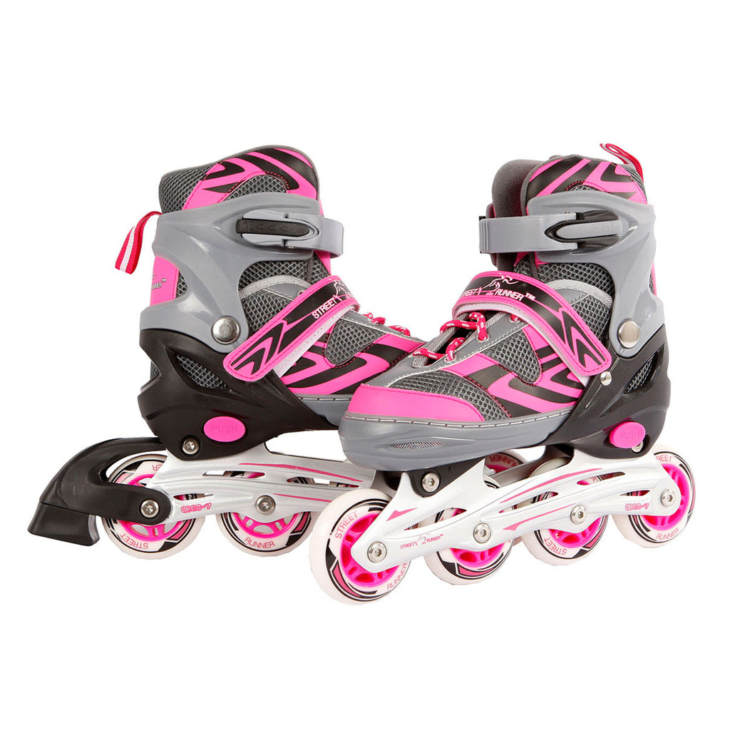 Street Rider - Street Rider Skeelers roze/grijs maat 37-40
