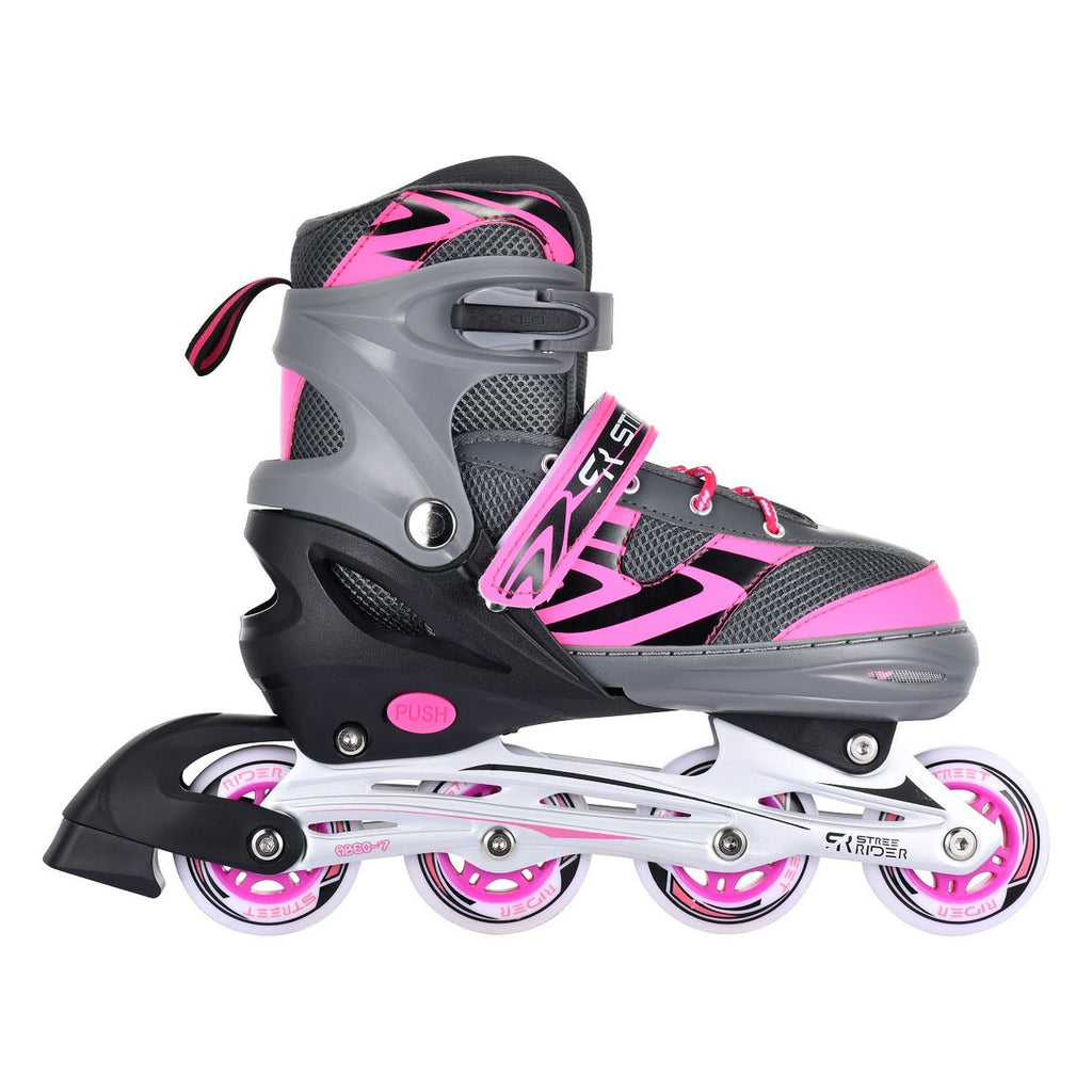 Street Rider - Street Rider Skeelers roze/grijs maat 37-40