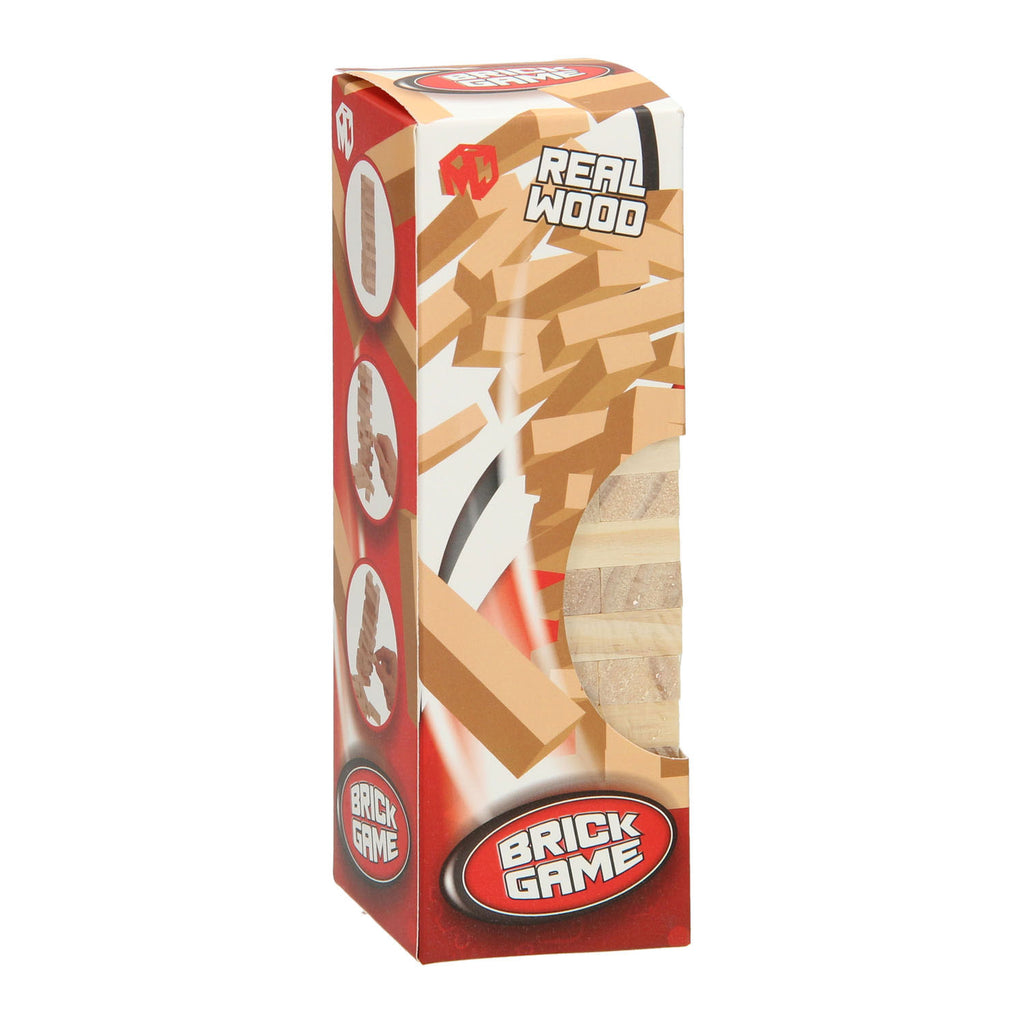 Toys amsterdam miniatuur behendigheidsspel junior 16 cm hout naturel