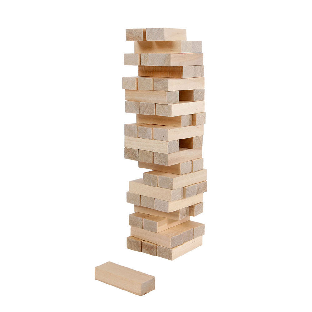 Toys Amsterdam - Toys Amsterdam Wiebel stapeltoren hout 48dlg.