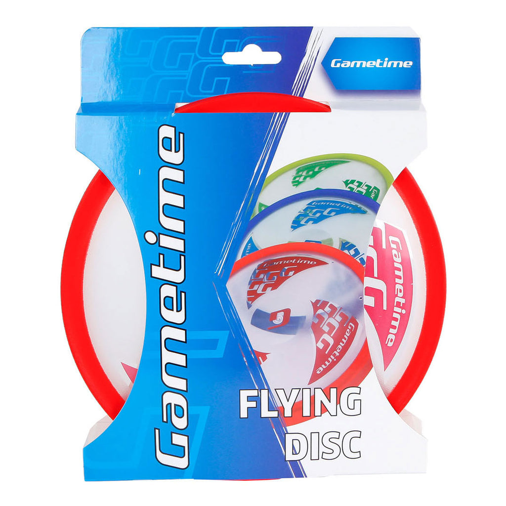 Gametime transparante frisbee - 22 cm - 1 exemplaar - ultimate frisbee - ring - spel - zomer - buiten