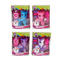 Unicorn met accessoires en stickers 12cm