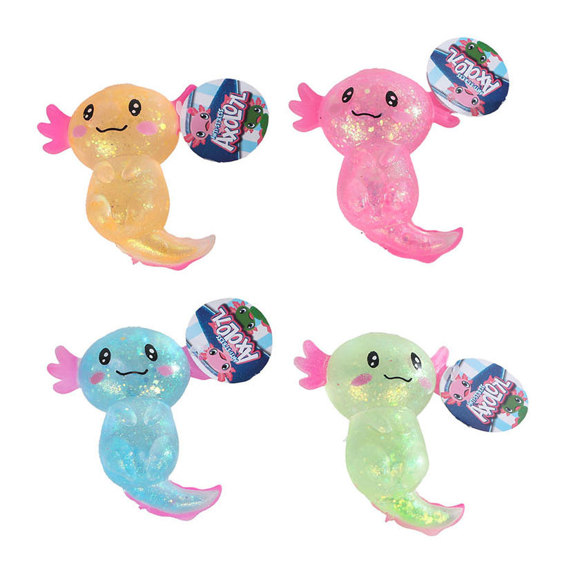 - Axolotl Sugar Knijpdier Kleur 11cm