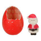 Groei-ei kerstman sneeuwpop, 6cm