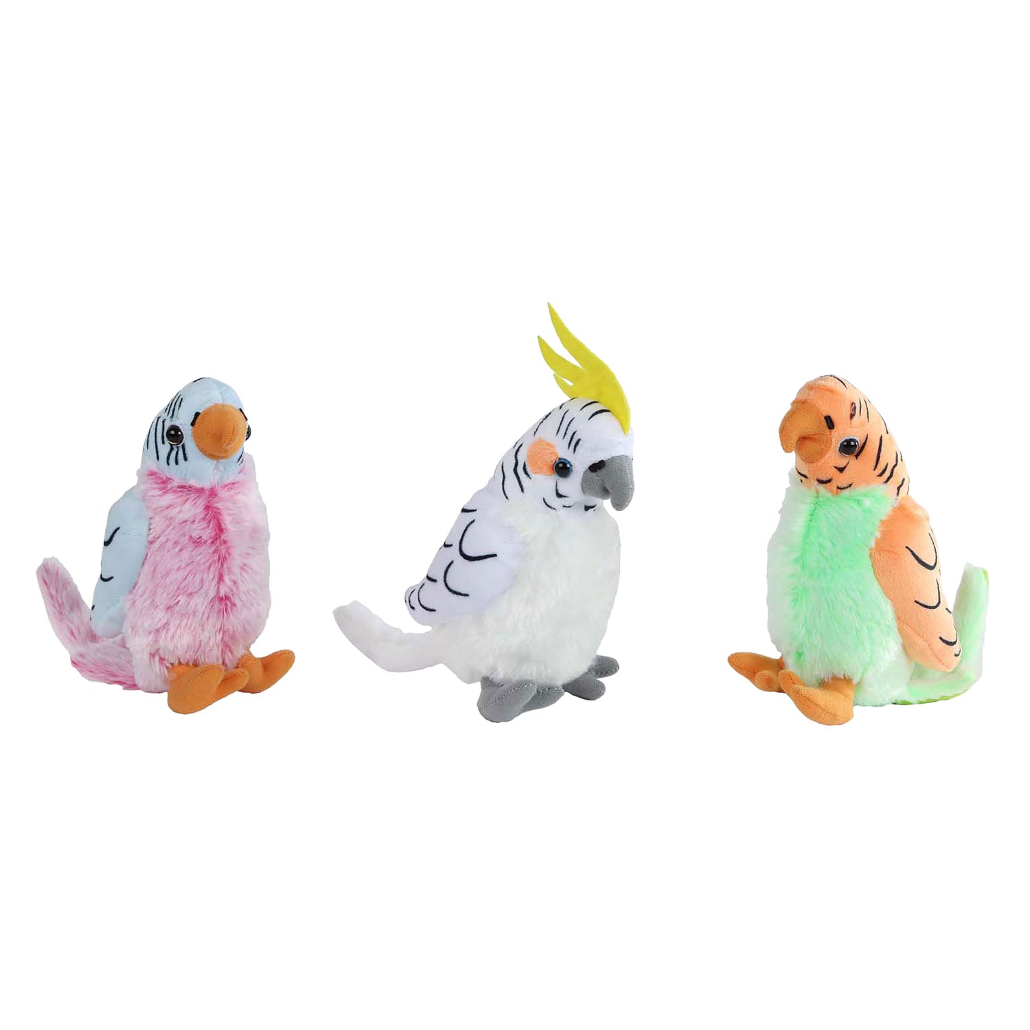 Take me home knuffel pluche - papegaai, 20cm