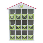 Kids Globe - paarden opbergbox met 12 boxen