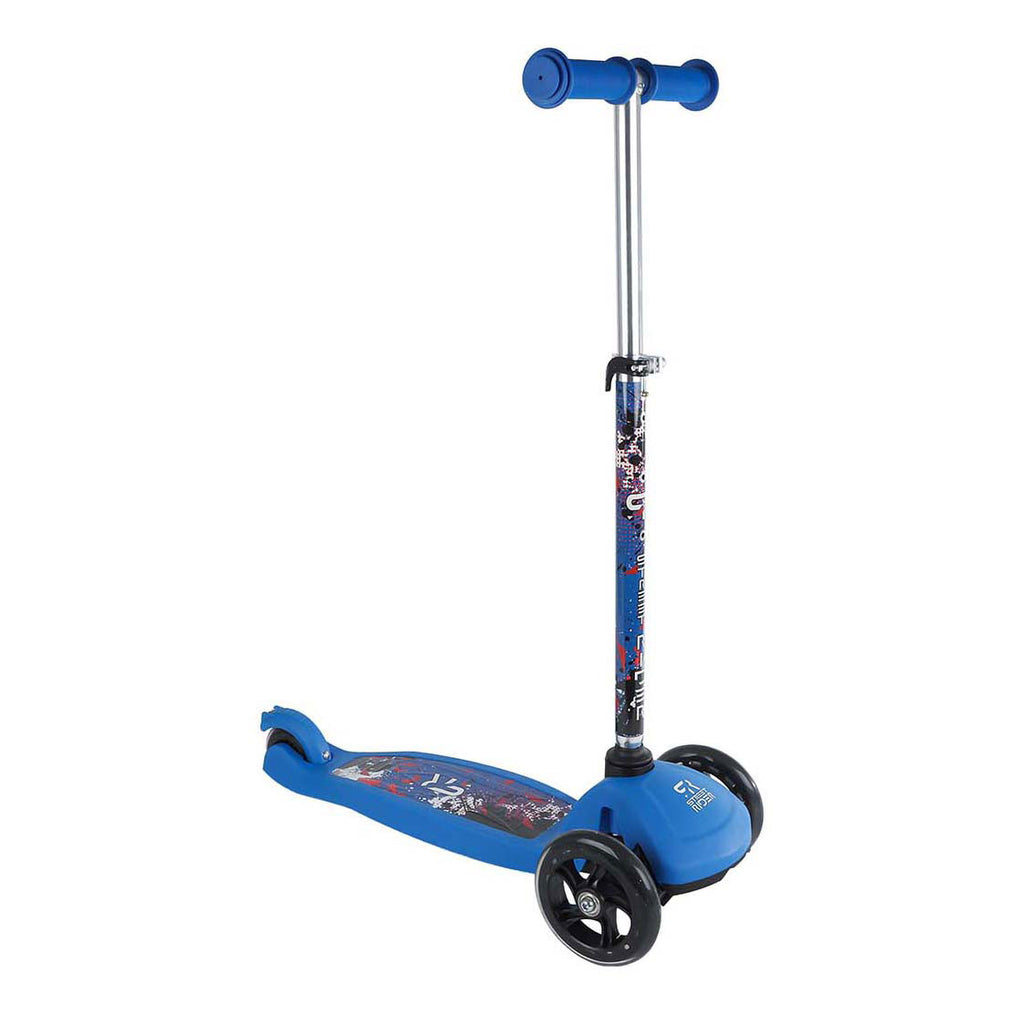 Street rider 3-wiel step met verstelbaar stuur abec 7 blauw