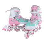 Street Rider - Street Rider inline skeelers roze/groen verstelbaar maat 33-36