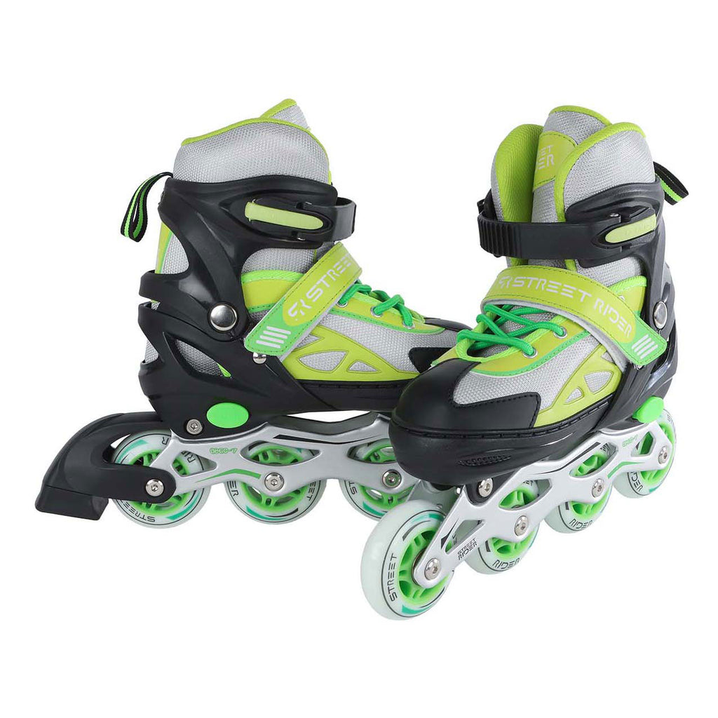 Street Rider - Street Rider inline skeelers groen/zwart verstelbaar maat 37-40