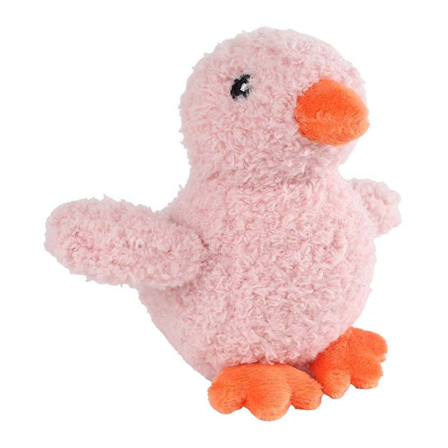 Mini Club - Mini Club eend knuffel pluche roze 12cm