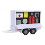 Kids GLOBE - Kids GLOBE vw transporter ambulance met aanhangwagen