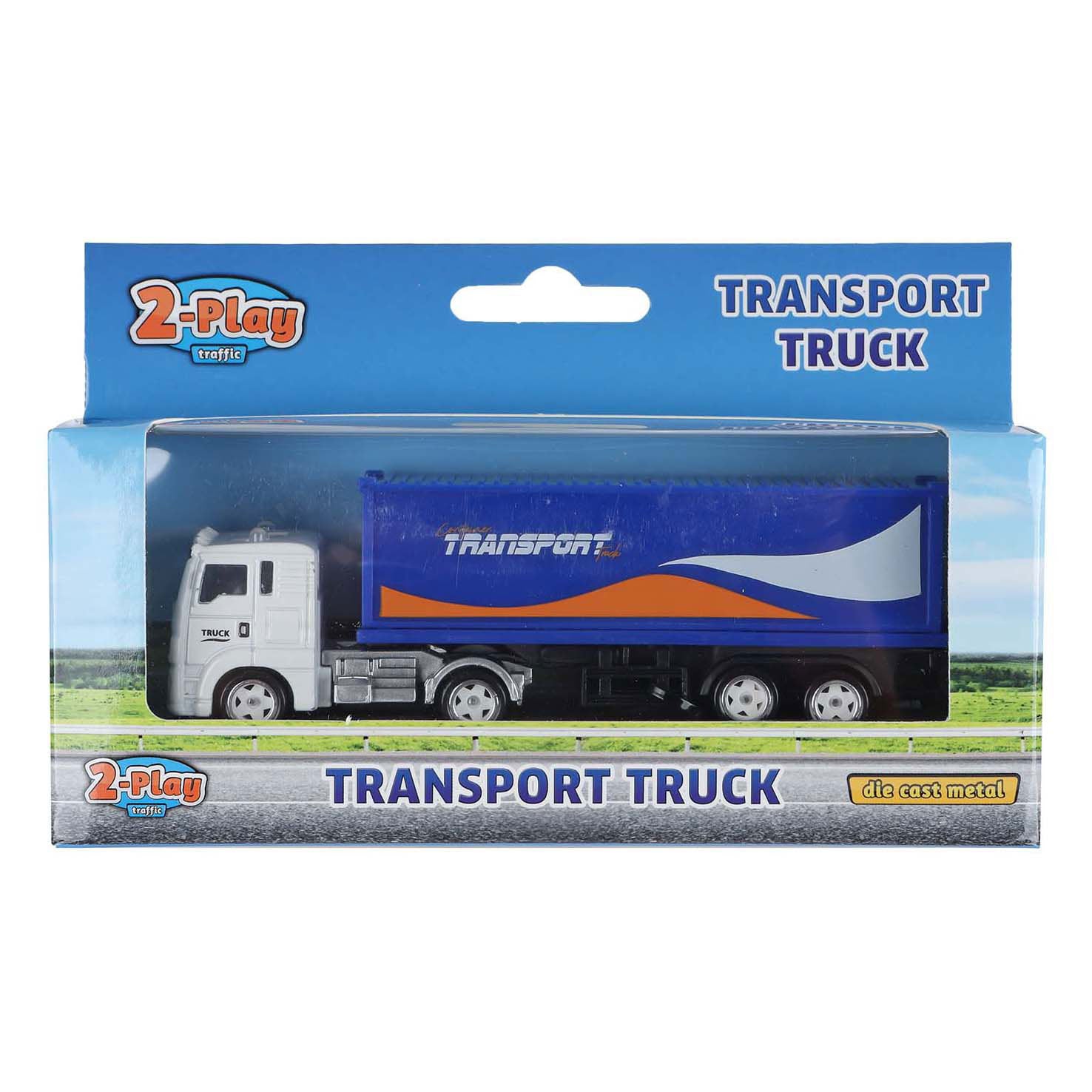 2-Play - 2- vrachtwagen die-cast 12cm