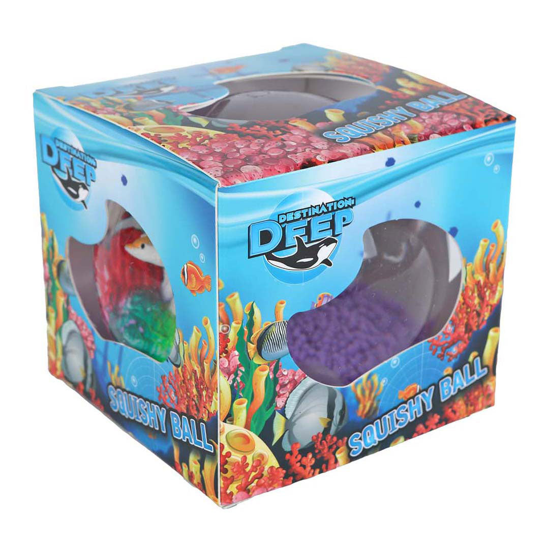 Van manen veenendaal bv destination deep oceaan bal met zeedieren, 9cm