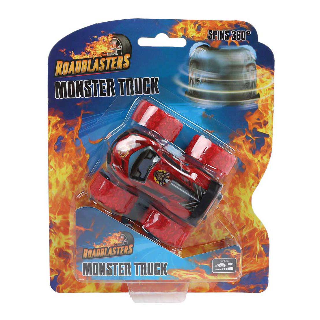Roadblasters bigfoot spinning auto frictie 8ass 7,5cm