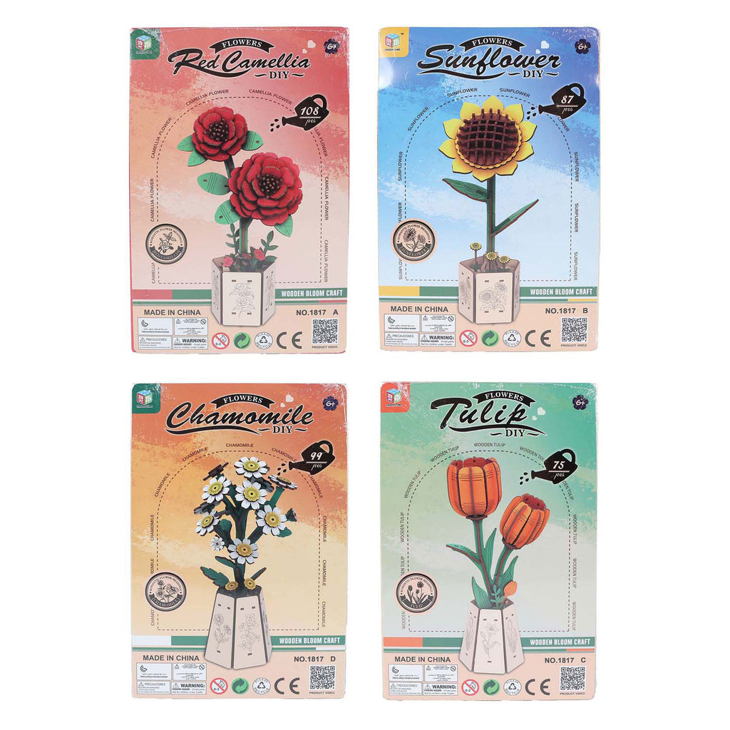 - Maak je Eigen Houten Bloemen - 205cm
