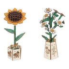 - Maak je Eigen Houten Bloemen - 205cm