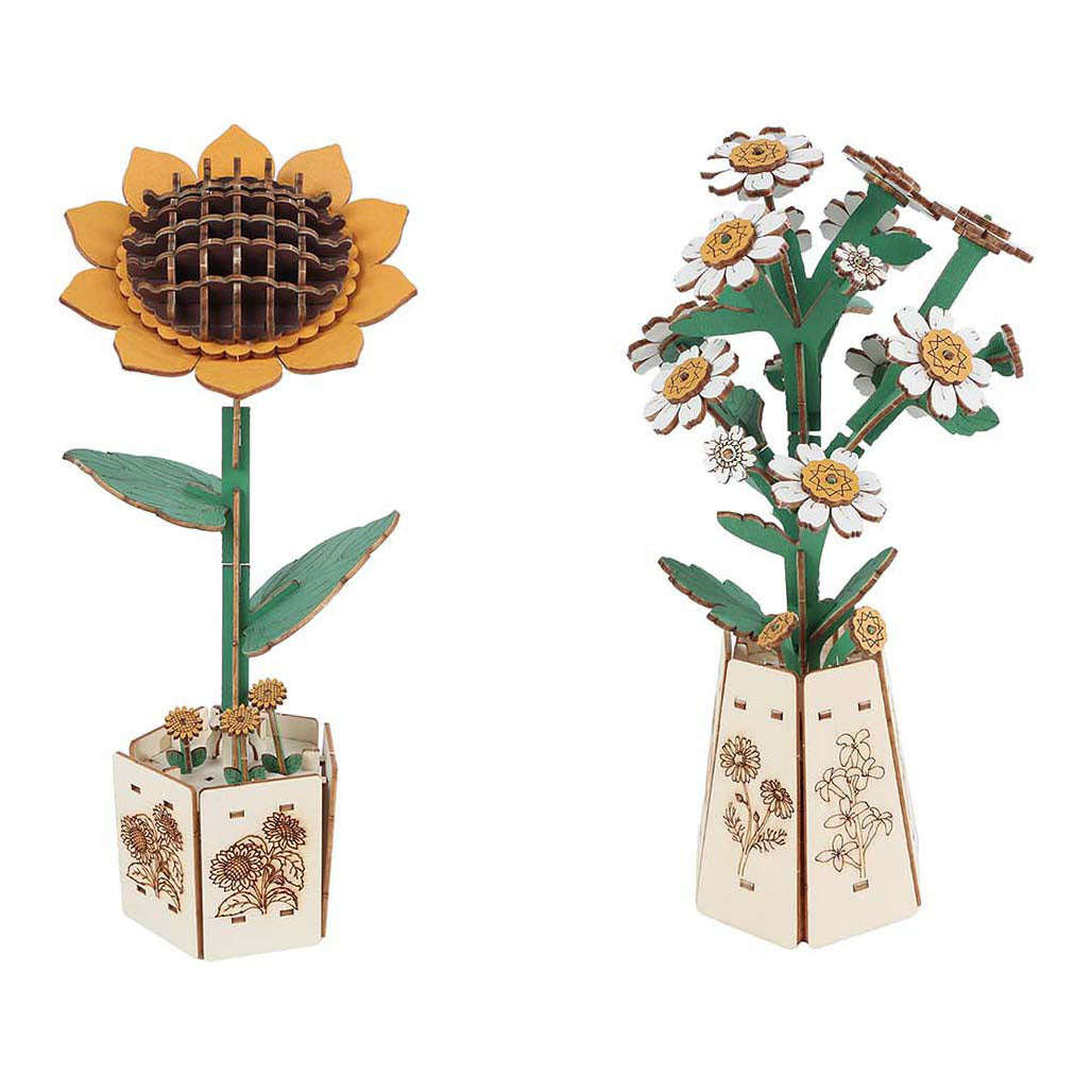- Maak je Eigen Houten Bloemen - 205cm