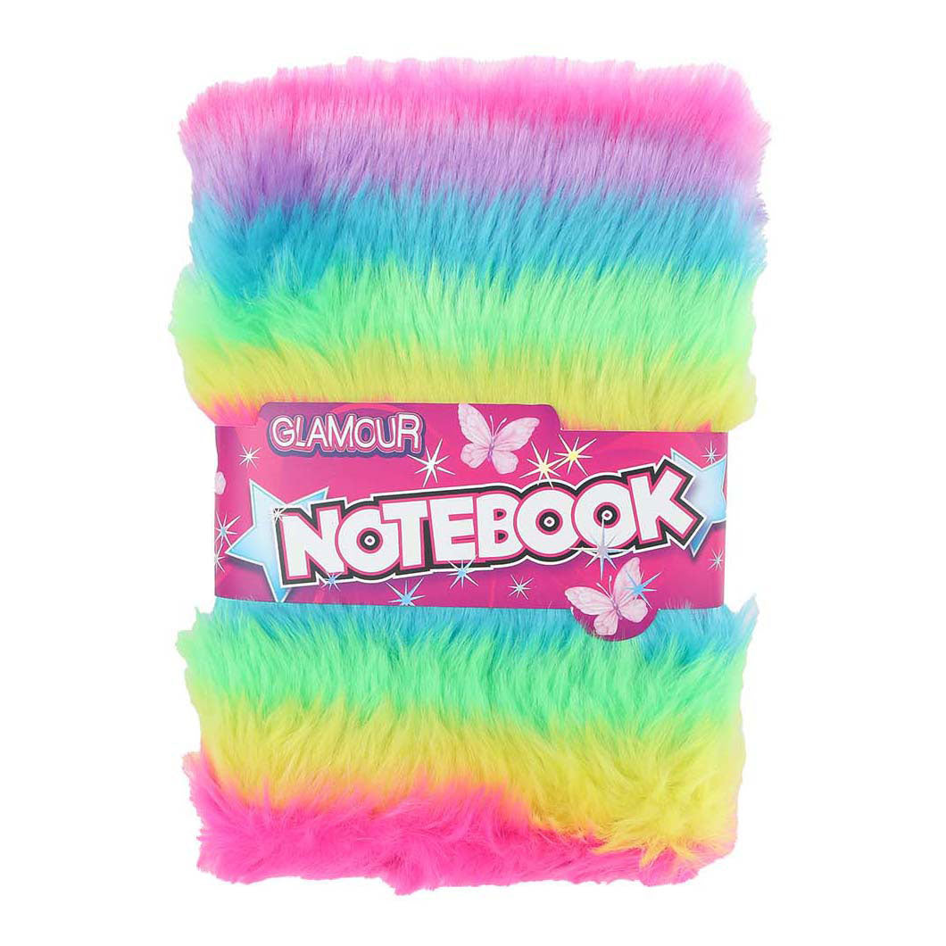 Glamour - Glamour fluffy notitieboek a5 - 80 pag.