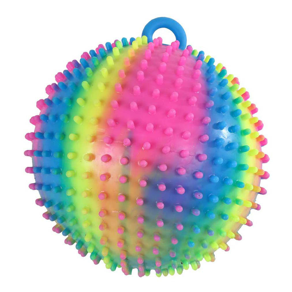 Pufferbal funky mania rainbow 18cm