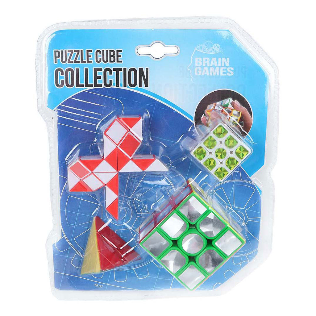 - Brain Games Puzzelkubus Set - 4 stuks
