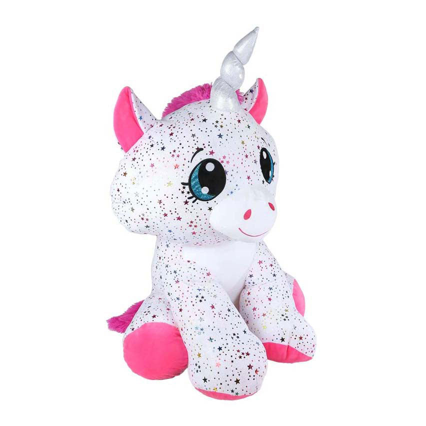 Take Me Home - Take Me Home eenhoorn wit/roze knuffel - 70cm