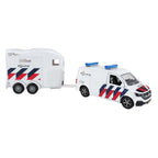 Kids GLOBE - Kids GLOBE vw transporter politie met cheval liberte paardentrailer