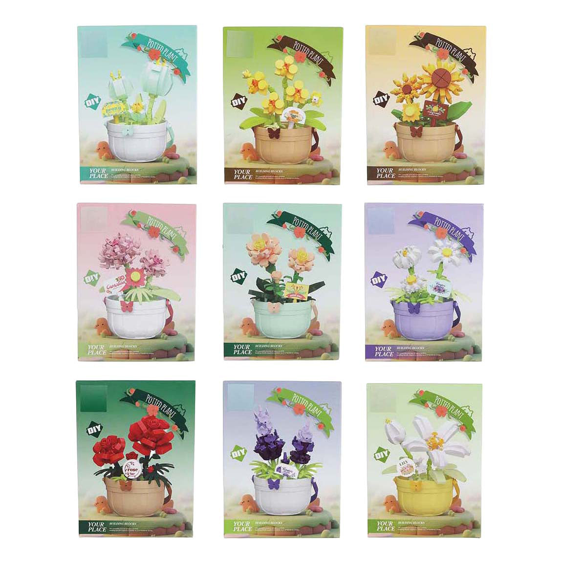- Bouwset Plant in Pot