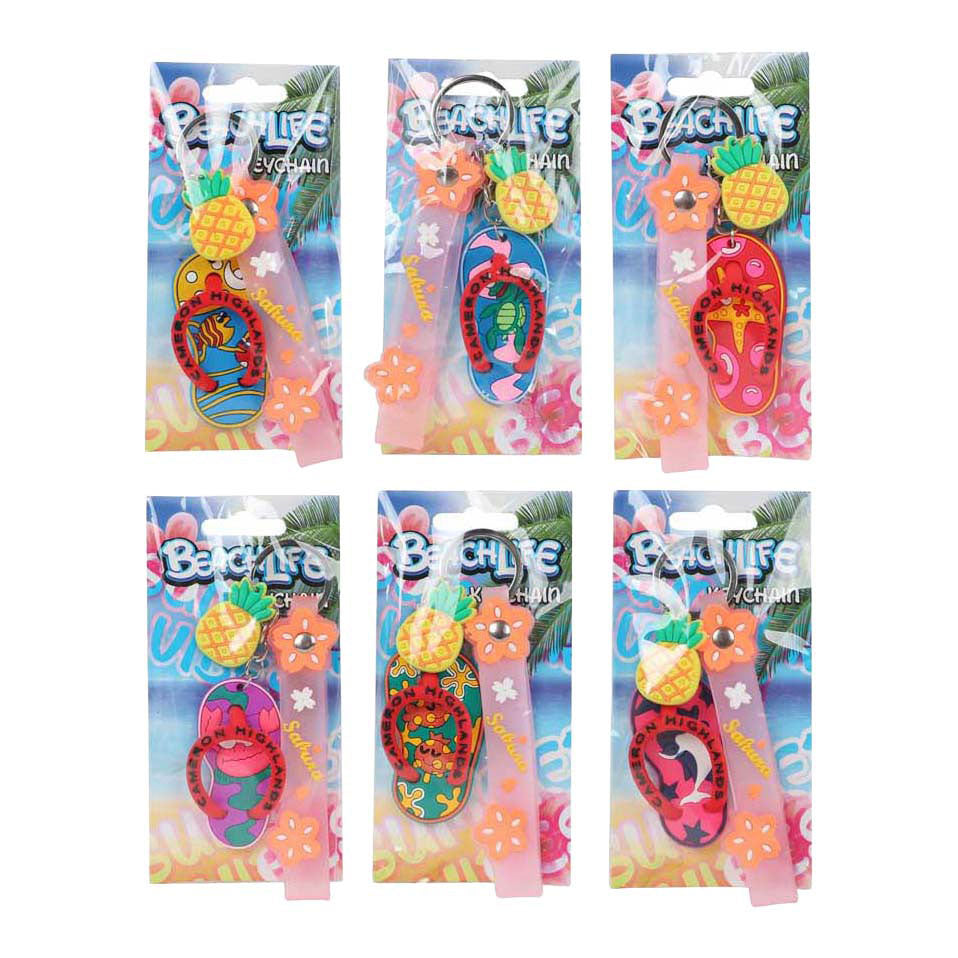 - Sleutelhanger Strand Plezier Teenslipper