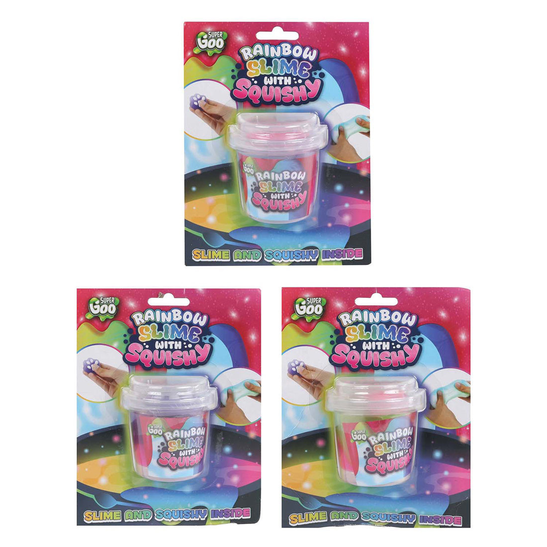 Ty - Ty Super goo regenboog put met squishy - 90gr.