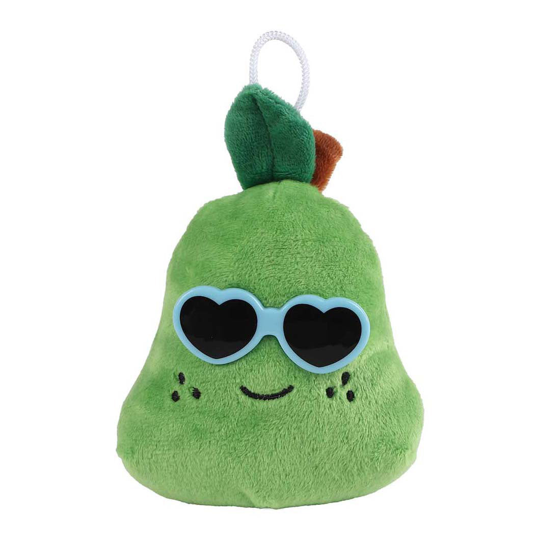- Fluffy Menu fruit pluche + zonnebril 6cm